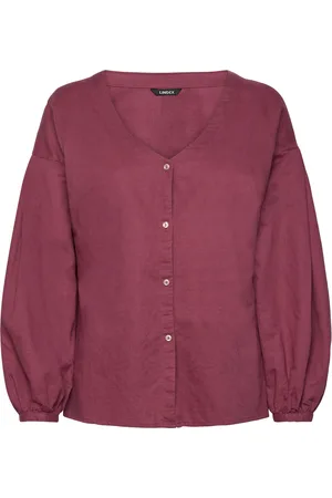Lindex Blouse Emina Tops Blouses Long-sleeved Purple