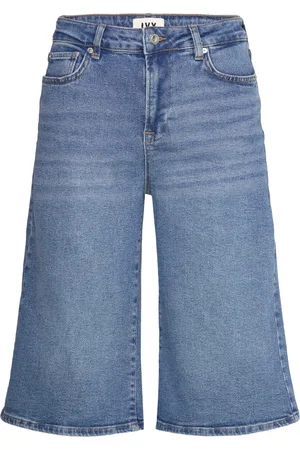 Ivy Copenhagen Ivy-Augusta Long Shorts Wash Vigo Bottoms Shorts Bermudas Blue