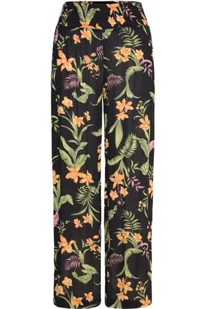 Roxy Along The Beach Printed Sport Sport Clothing Sport Pants Sport Casual Trousers Black