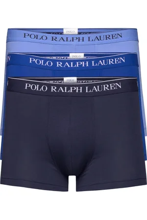 Ralph Lauren Stretch Cotton Trunk 3-Pack Bokserit Blue