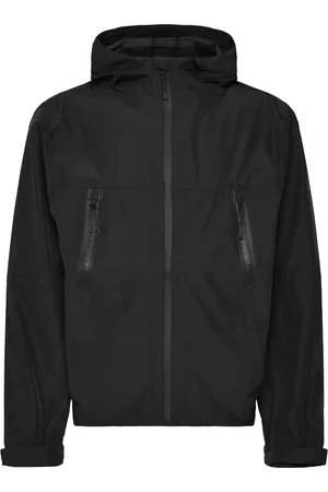 Daily paper Kunle Rain Jacket Designers Rainwear Rain Coats Black