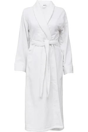 Høie of Scandinavia Svanen Terry Velour Robe Aamutakki White