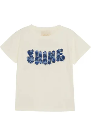 Creamie T-Shirt Ss Tops T-shirts Short-sleeved Cream