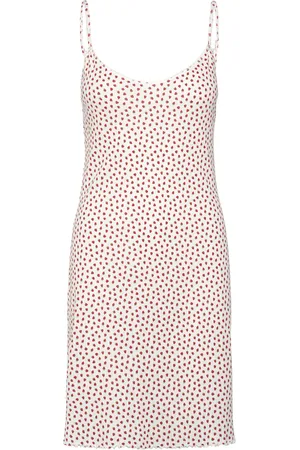 Lindex Slip Pointelle Lettuce Edge Yöpaita Pink