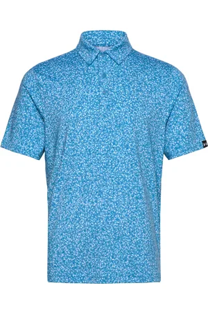 Under Armour Ua Plyoff 3.0 Prntd Polo Lb Sport Sport Clothing Sport Tops Sport Polos Sport Short-sleeved Polos Blue