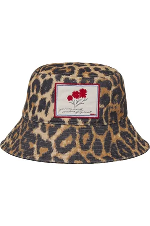 Beck Söndergaard Leopa Canvas Bucket Hat Accessories Headwear Bucket Hats Multi/patterned
