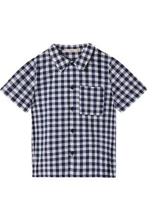 Fliink Zorro Ss Shirt Tops Shirts Short-sleeved Shirts Navy