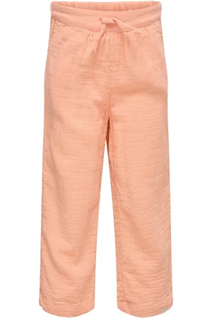 ONLY Kmgpalm Thyra Life Pant Wvn Bottoms Trousers Coral