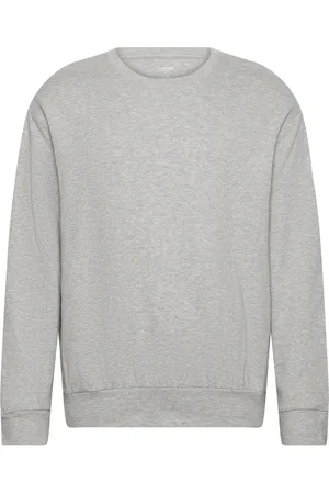 Calvin Klein L/S Sweatshirt Tops Sweat-shirts & Hoodies Sweat-shirts Grey