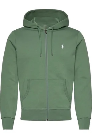 Ralph Lauren Double-Knit Full-Zip Hoodie Tops Sweat-shirts & Hoodies Hoodies Green