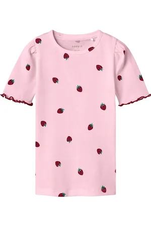 NAME IT Nmfjillie Xsl Ss Top Tops T-shirts Short-sleeved Pink