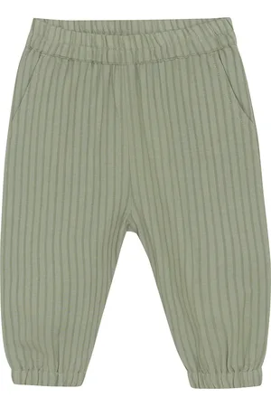 FIXONI Pants Woven W. Lining Bottoms Trousers Green