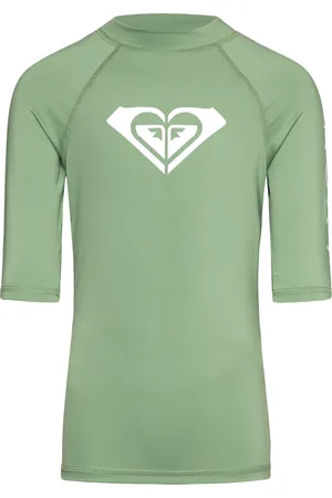 Roxy Wholehearted Ss Tops T-shirts Short-sleeved Green