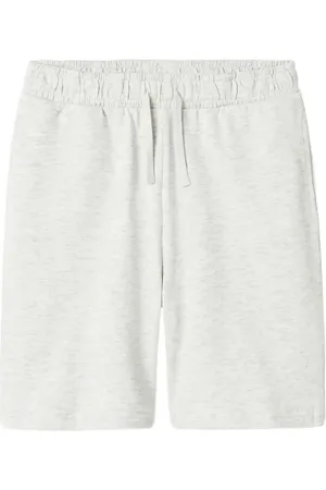 LMTD Nlmhosk Long Shorts Bottoms Shorts Sweat Shorts Grey