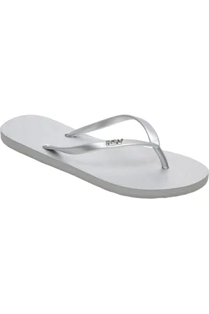 Roxy Viva Iv Shoes Summer Shoes Sandals Flip Flops Silver