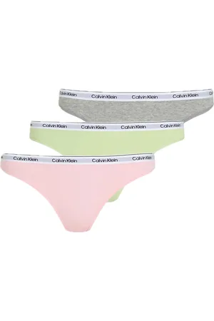 Calvin Klein Bikini 3Pk Alushousut Brief Tangat Pink