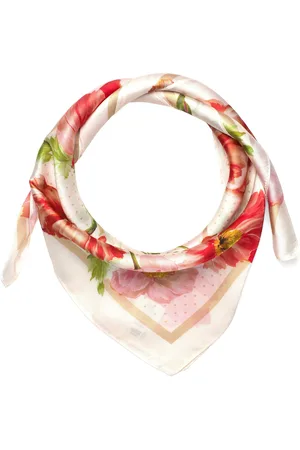 Lindex Scarf Poppy Flower Accessories Scarves Lightweight Scarves Multi/patterned