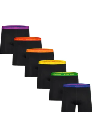 Björn Borg Cotton Stretch Boxer 6P Bokserit Black