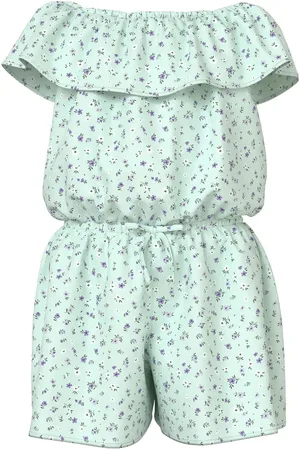 NAME IT Nkfvinaya Ss Playsuit Fffff Noos Jumpsuit Haalari Green