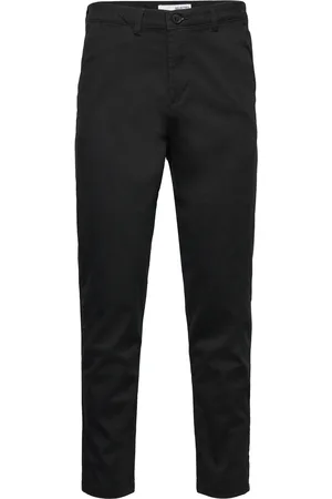 SELECTED Slh172-Slimtape-New Miles Flex Pant N Bottoms Trousers Chinos Black
