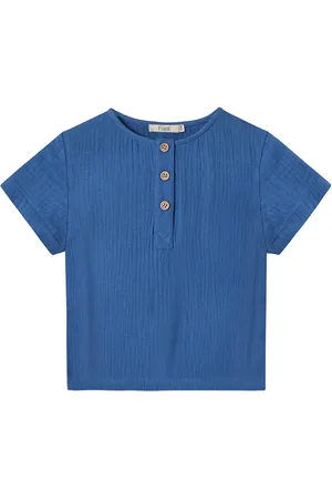 Fliink Cha Cha Ss Shirt Tops T-shirts Short-sleeved Blue