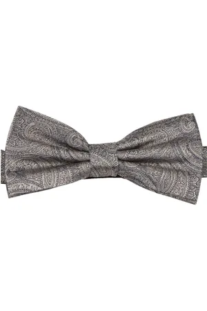 Portia 1924 Paisley Silk Bow Tie Rusetti Beige