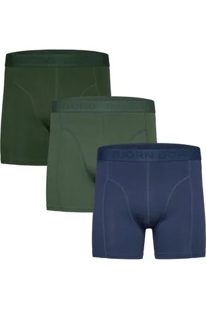 Björn Borg Cotton Stretch Boxer 3P Bokserit Green