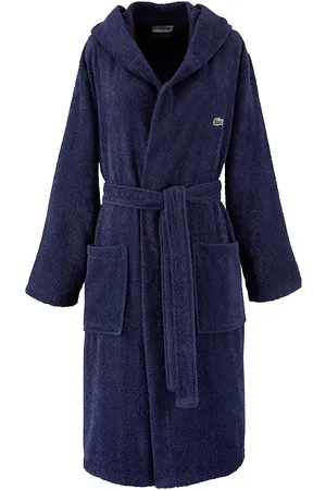 Lacoste Lopen Bath Robe Home Textiles Bathroom Textiles Robes Navy