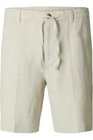 SELECTED Slhregular-Leroy Sun Shorts Bottoms Shorts Casual Cream