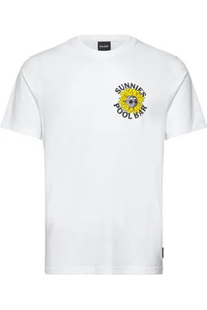 Lyle & Scott Sunnies Pool Bar Graphic T-Shirt Tops T-shirts Short-sleeved White