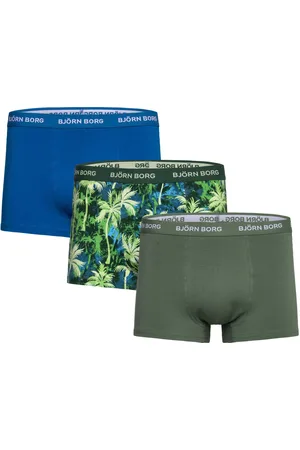 Björn Borg Cotton Stretch Trunk 3P Bokserit Multi/patterned