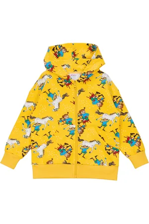 Martinex Självsäker Munkjacka Tops Sweat-shirts & Hoodies Hoodies Yellow
