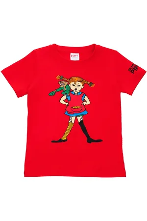 Martinex Pippi Och Nilsson T-Shirt Tops T-shirts Short-sleeved Red