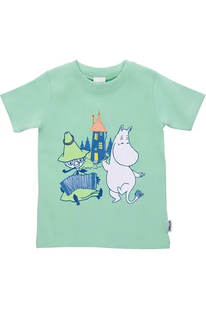 Mumin Trubadur T-Shirt Tops T-shirts Short-sleeved Green