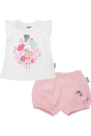 Mumin Blomkrans Shorts Set Sets Sets With Short-sleeved T-shirt Multi/patterned