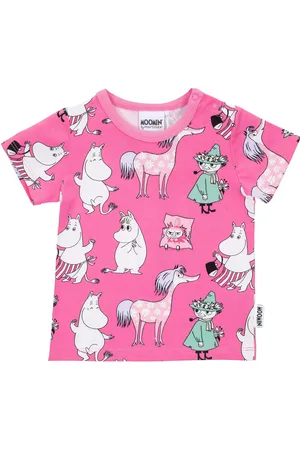 Mumin Tjejgäng T-Shirt Tops T-shirts Short-sleeved Pink