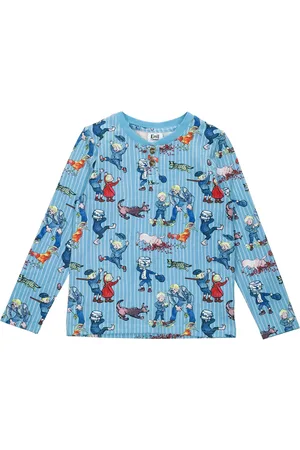 Martinex Nya Hyss Tröja Tops Shirts Long-sleeved Shirts Blue