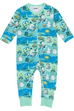 Mumin Stranddag Pyjamas Pyjama Sie Jumpsuit Haalari Blue