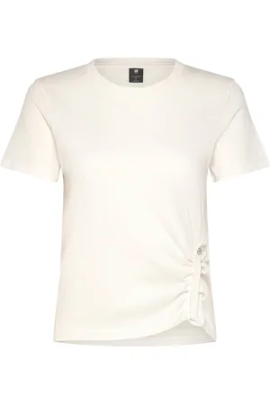 G-Star Adjustble Slim R T Wmn Tops T-shirts & Tops Short-sleeved White
