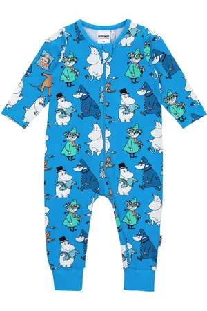 Mumin Pojkgäng Pyjamas Pyjama Sie Jumpsuit Haalari Blue