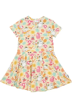 Mumin Sommar Klänning Dresses & Skirts Dresses Casual Dresses Short-sleeved Casual Dresses Multi/patterned