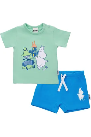 Mumin Trubadur Shorts Set Sets Sets With Short-sleeved T-shirt Multi/patterned