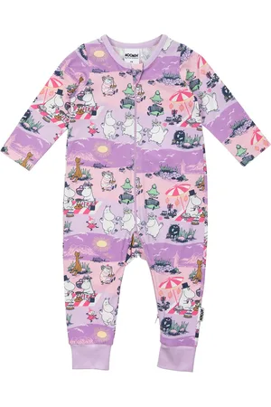 Mumin Stranddag Pyjamas Pyjama Sie Jumpsuit Haalari Purple