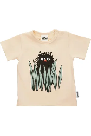 Mumin Stinky T-Shirt Tops T-shirts Short-sleeved Beige