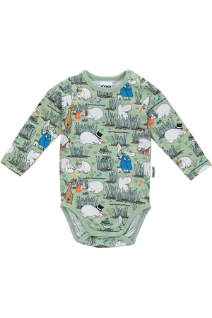 Mumin Insekter Body Bodies Long-sleeved Green