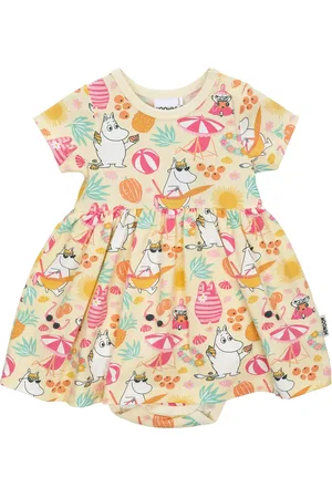 Mumin Sommar Bodyklänning Dresses & Skirts Dresses Baby Dresses Short-sleeved Baby Dresses Multi/patterned
