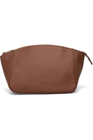 Herschel Milan Toiletry Bag Vegan Leather Toilettilaukut Brown