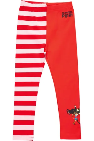 Martinex Pippi Och Poliserna Leggings Bottoms Leggings Red