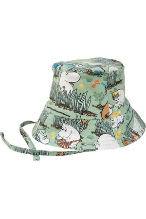 Mumin Insekter Hatt Accessories Headwear Hats Bucket Hats Green