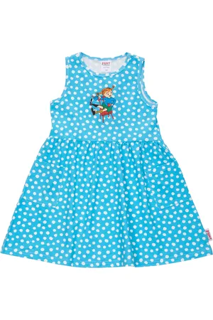 Martinex Prickigt Klänning Dresses & Skirts Dresses Casual Dresses Sleeveless Casual Dresses Blue